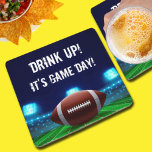 Fotboll Stadium Fält och Ljus - PERSONALIZE - Underlägg Papper Kvadrat<br><div class="desc">Anpassa det här fotbollstemat pappra underlägg med ditt namn, team namn, jersey-nummer eller lämna som det är. Klicka på PERSONALIZE och klicka sedan på länken ytterligare för att ändra typsnitt och lägga till information. Se MATCHING-inbjudningar, blöjor, pappra tallrikar, markörer för vin och fler toppen-produkter för uppspelning eller bowlspel här —>...</div>