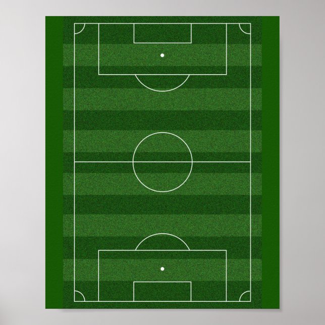 Fotboll - Stadium - Fotboll - Fält - fotbollsgård Poster (Framsidan)