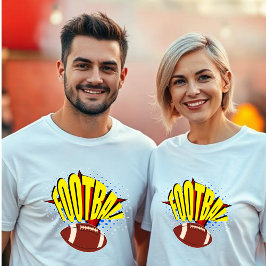 Fotboll - stor och fet Unisex T Shirt