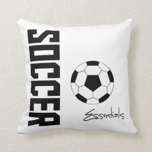 Fotboll (svart) kudde