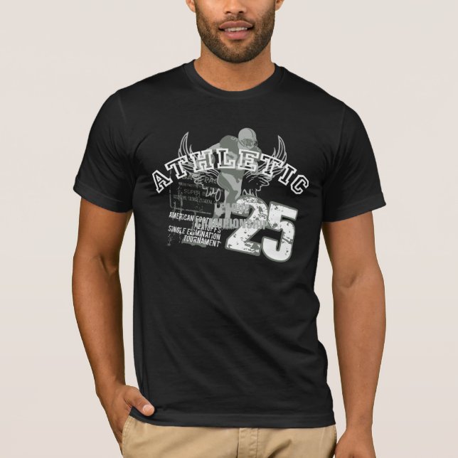 Fotboll - svart t-shirt (Framsida)