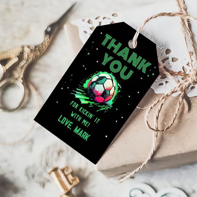 Fotboll, Tack Presentetikett (Skapare uppladdad)