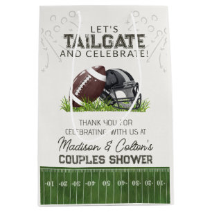 Fotboll Tailgate & Firande Par Shower Favor