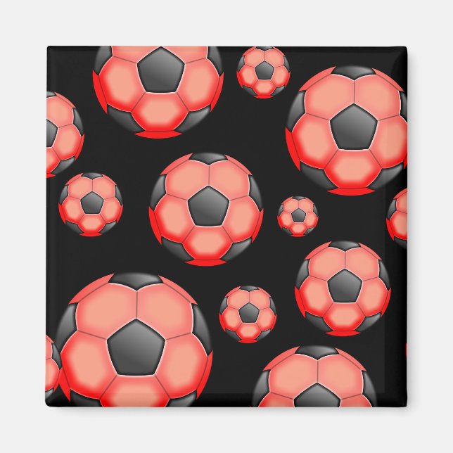 Fotboll Tapet Magnet (Framsidan)