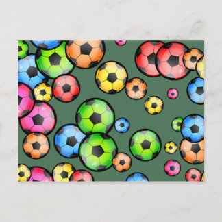 Fotboll Tapet Vykort