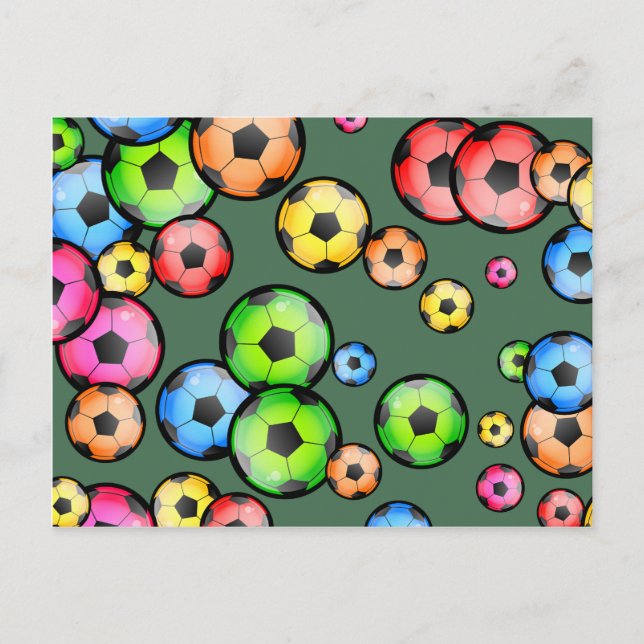 Fotboll Tapet Vykort (Framsida)