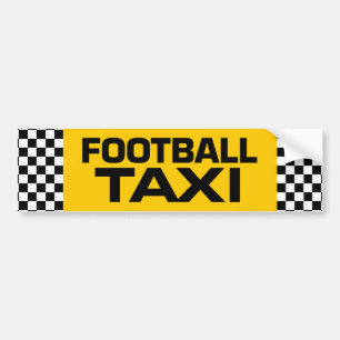Fotboll Taxi Bildekal