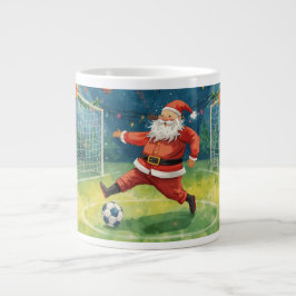 Fotboll till jul med Jultomten Jumbo Mugg