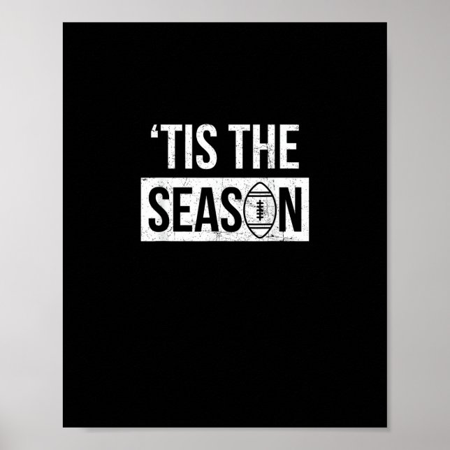 Fotboll tis Season Football Season Poster (Framsidan)