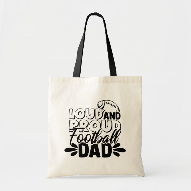 Fotboll - Tote Bag Tygkasse (Framsidan)