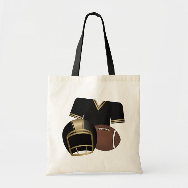 Fotboll - Tote Bag Tygkasse (Framsidan)