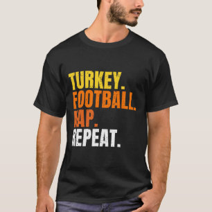 Fotboll Turkiet tupplur upprepa pumpor Glad Thanks T Shirt