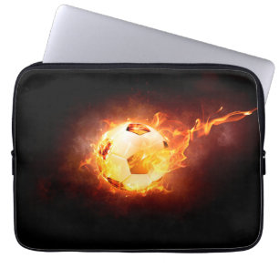 Fotboll under brand, Boll, fotboll, fotboll Laptop Fodral