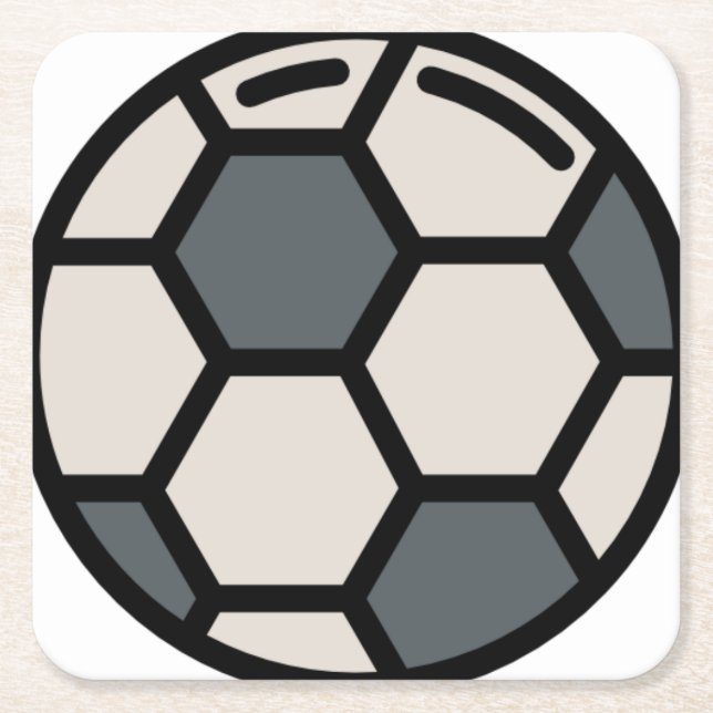 fotboll underlägg papper kvadrat (Framsidan)