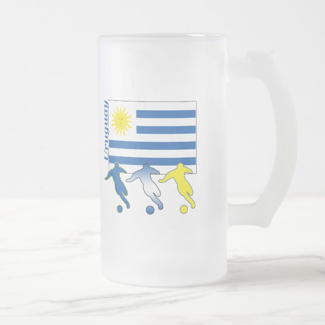 Fotboll Uruguay Frostat Ölglas (Höger)