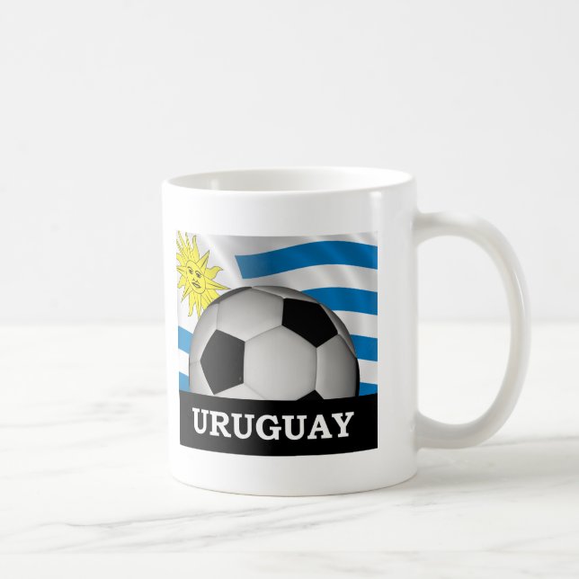 Fotboll Uruguay Kaffemugg (Höger)