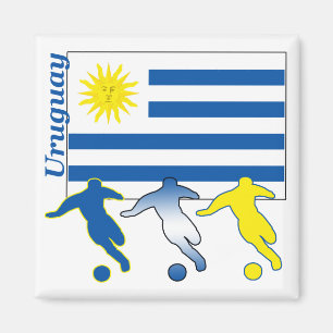 Fotboll Uruguay Magnet