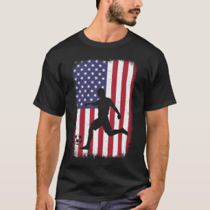 Fotboll USA flagga T Shirt