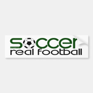 Fotboll = verklig fotboll bildekal