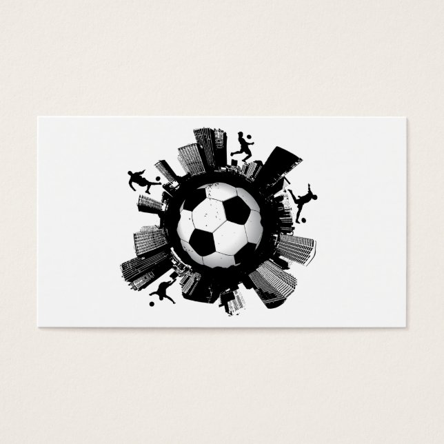 Fotboll Visitkort (Framsidan)