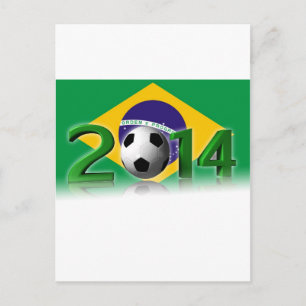 Fotboll Vm 2014 Vykort