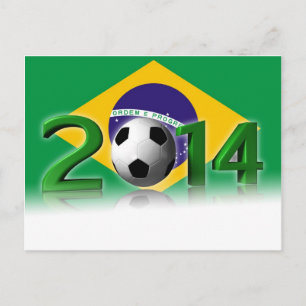 Fotboll Vm 2014 Vykort