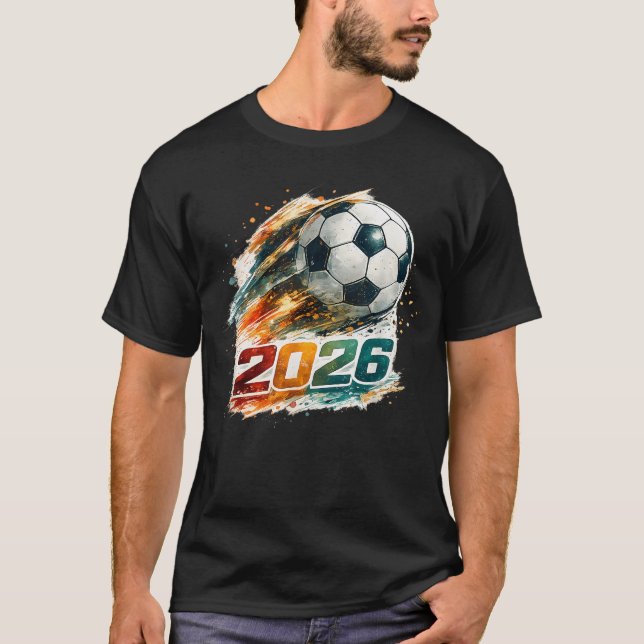 Fotboll - VM World Cup 2026 T Shirt (Framsida)
