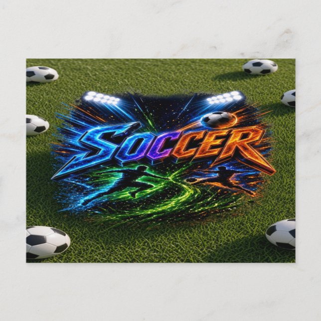 Fotboll Vykort (Framsida)