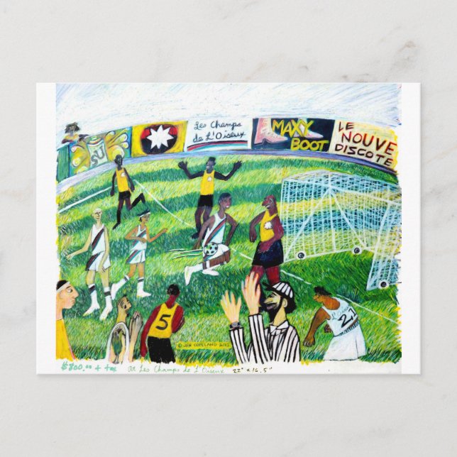 Fotboll Vykort (Framsida)