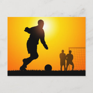 Fotboll Vykort