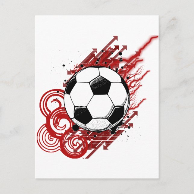 Fotboll Vykort (Framsida)