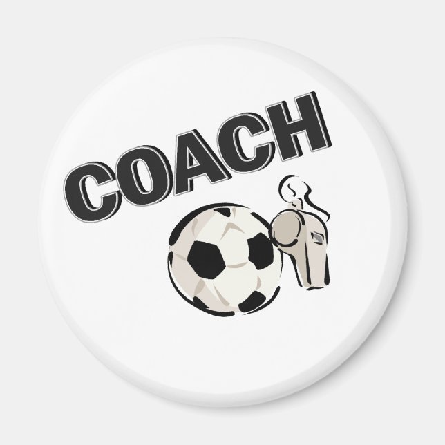 Fotboll (Whistle/Boll) Magnet (Framsidan)