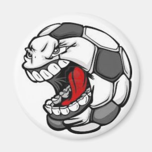 fotbollansiktemagnet magnet