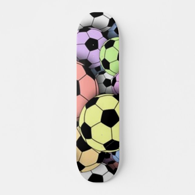 Fotbollar av Färg Skateboard (Framsida)