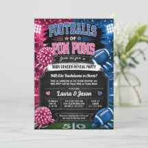 Fotbollar eller Pom Poms Festinbjudan, Köns Avslöj