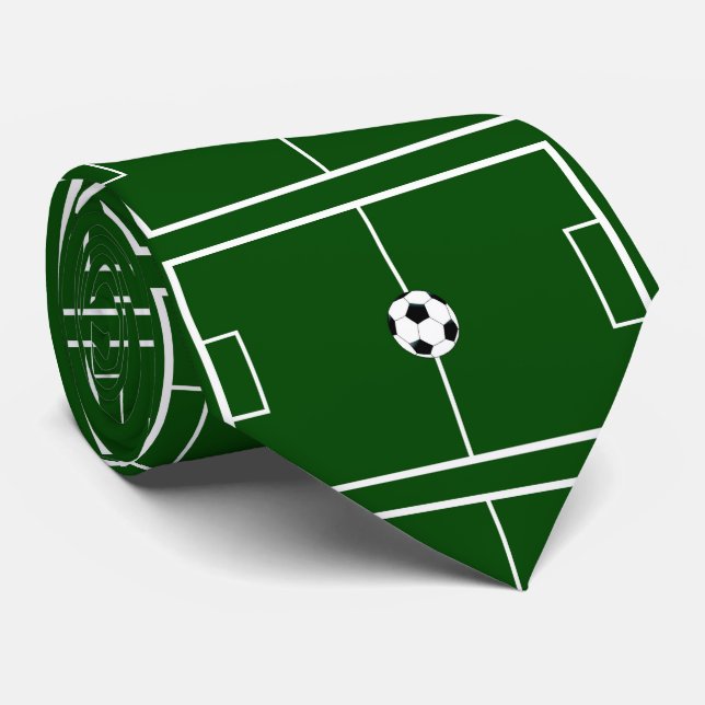 Fotbollar Fotbollar Fält Skriv ut nod 2 Slips (Rullad)