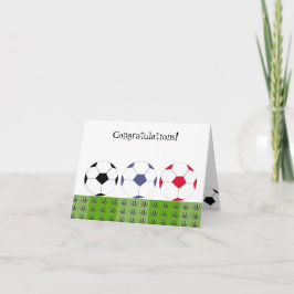 Fotbollar - Grattisar Kort