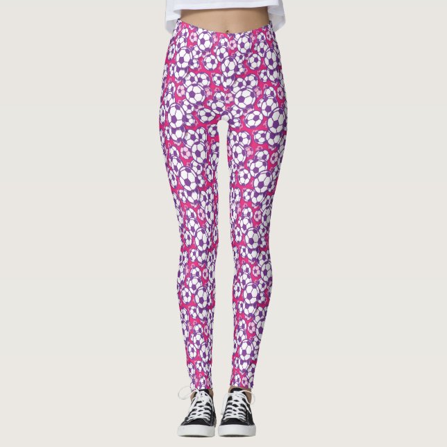 Fotbollar Leggings (Framsida)