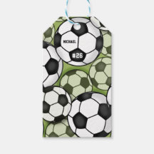 Fotbollar Mönster Kids Boys Namn Jersey Number