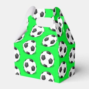 Fotbollar på Gröntens bakgrund Presentaskar