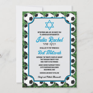Fotbollar på inbjudan Grass Fladdermus/Pub Mitzvah