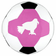 Fotbollar, Rosa, vit örnform