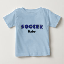 Fotbollbaby i blått