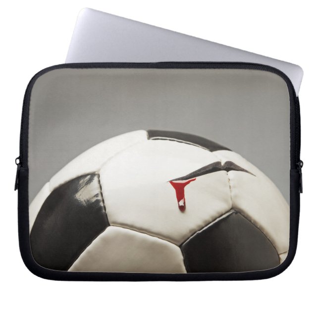 Fotbollboll 3 laptop sleeve (Framsidan)