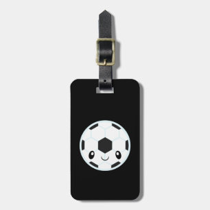 Fotbollboll Emoji Bagagebricka