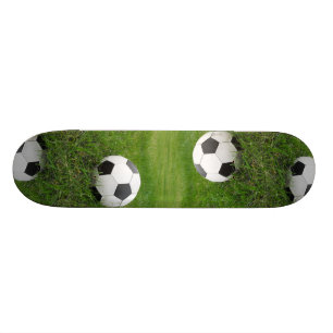 Fotbollboll i gräs skateboard bräda 20 cm