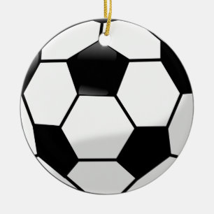 Fotbollboll Julgransprydnad Keramik