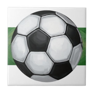 Fotbollboll Kakelplatta