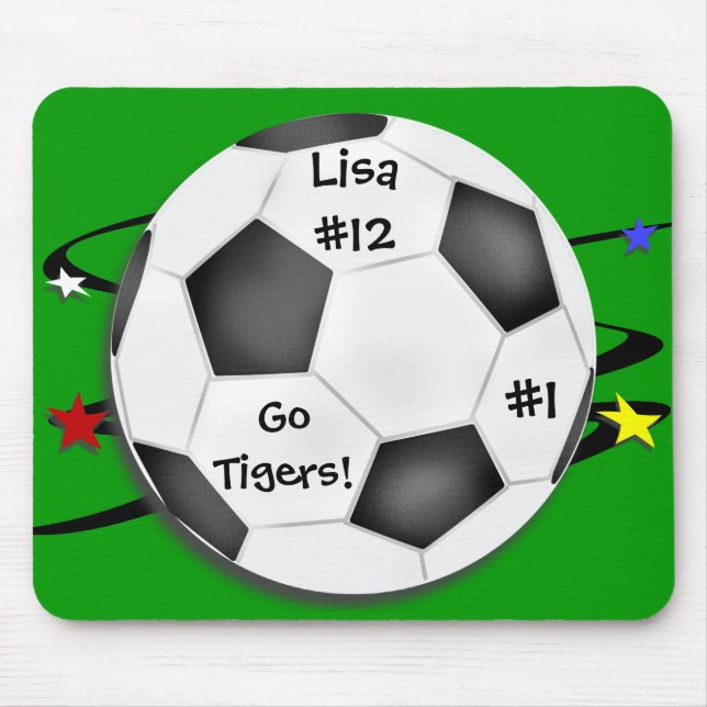 Fotbollboll Mousepad Musmatta (Framsidan)