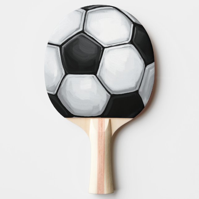Fotbollboll Pingisracket (Framsidan)